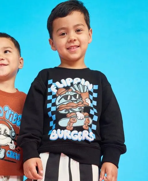 Little Kids' Print Sweatshirt