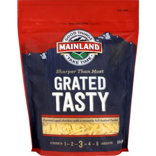 Mainland Cheese Grated Tasty 375g