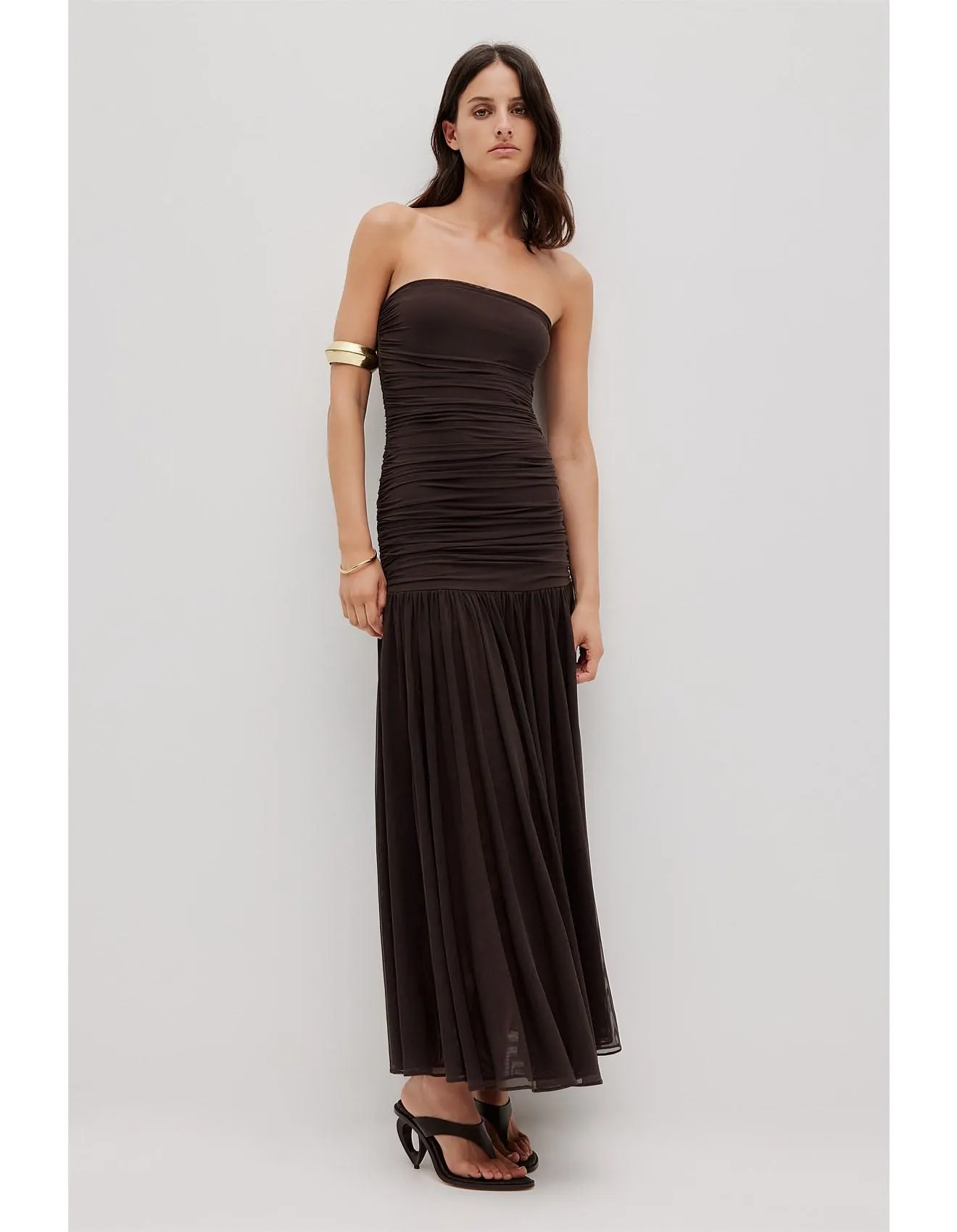 NOVAE STRAPLESS MAXI DRESS