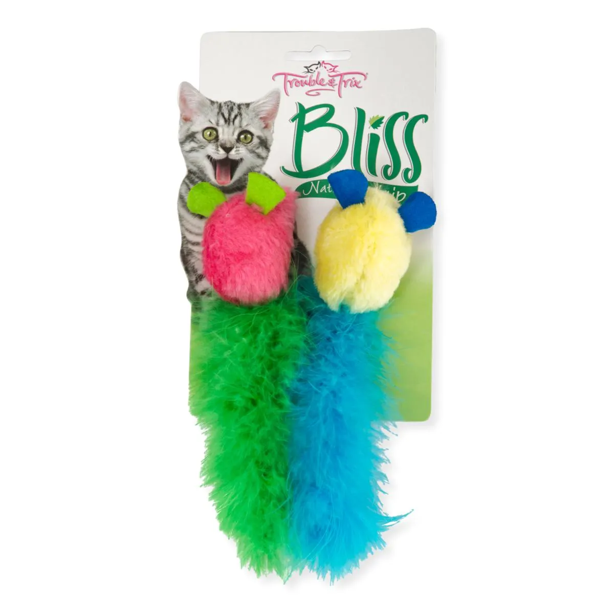 Trouble & Trix Bliss Tweet Mice 2pk