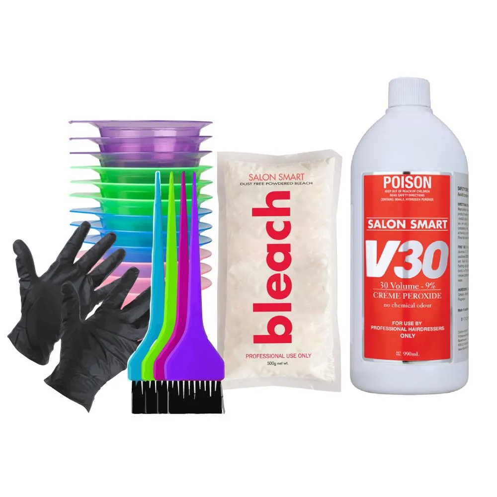 Salon Smart 30Vol (9%) White Bleach Kit