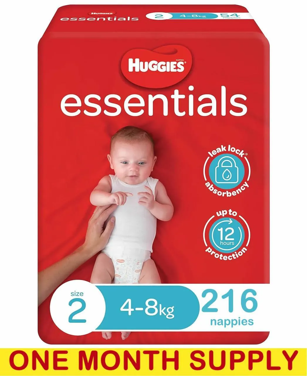 Huggies Essentials Nappies Bulk - Infant