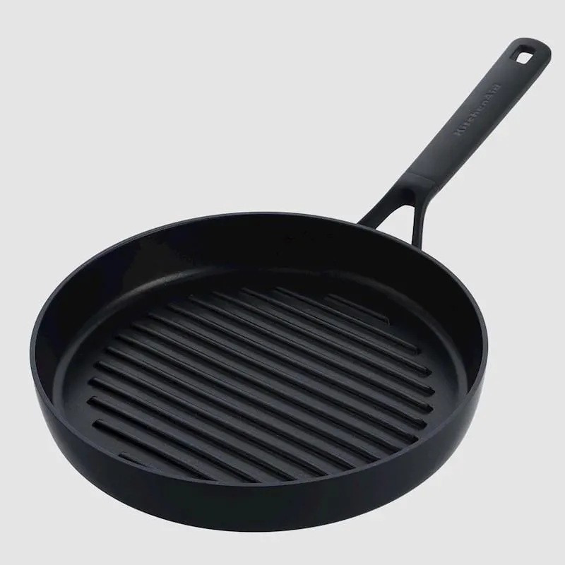 Kitchenaid Classic Aluminium Forged Grillpan Round 28cm
