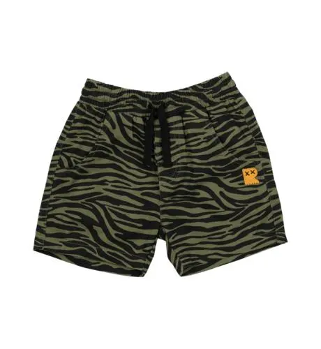 Rock Your Kid Khaki Tiger Shorts