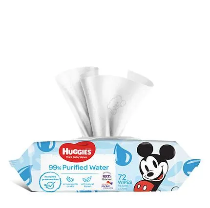 Huggies Ultimate Baby Wipes Over 99% Water