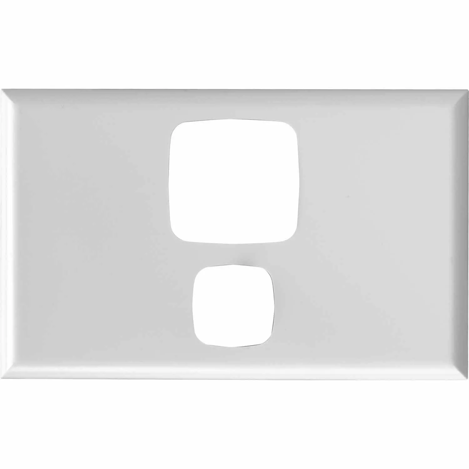 HPM Excel Excel Single Powerpoint Cover Plate Vertical H: 73mm, L:117mm White