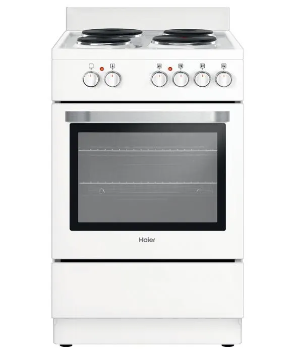 Haier 54cm White Electric Freestanding Cooker