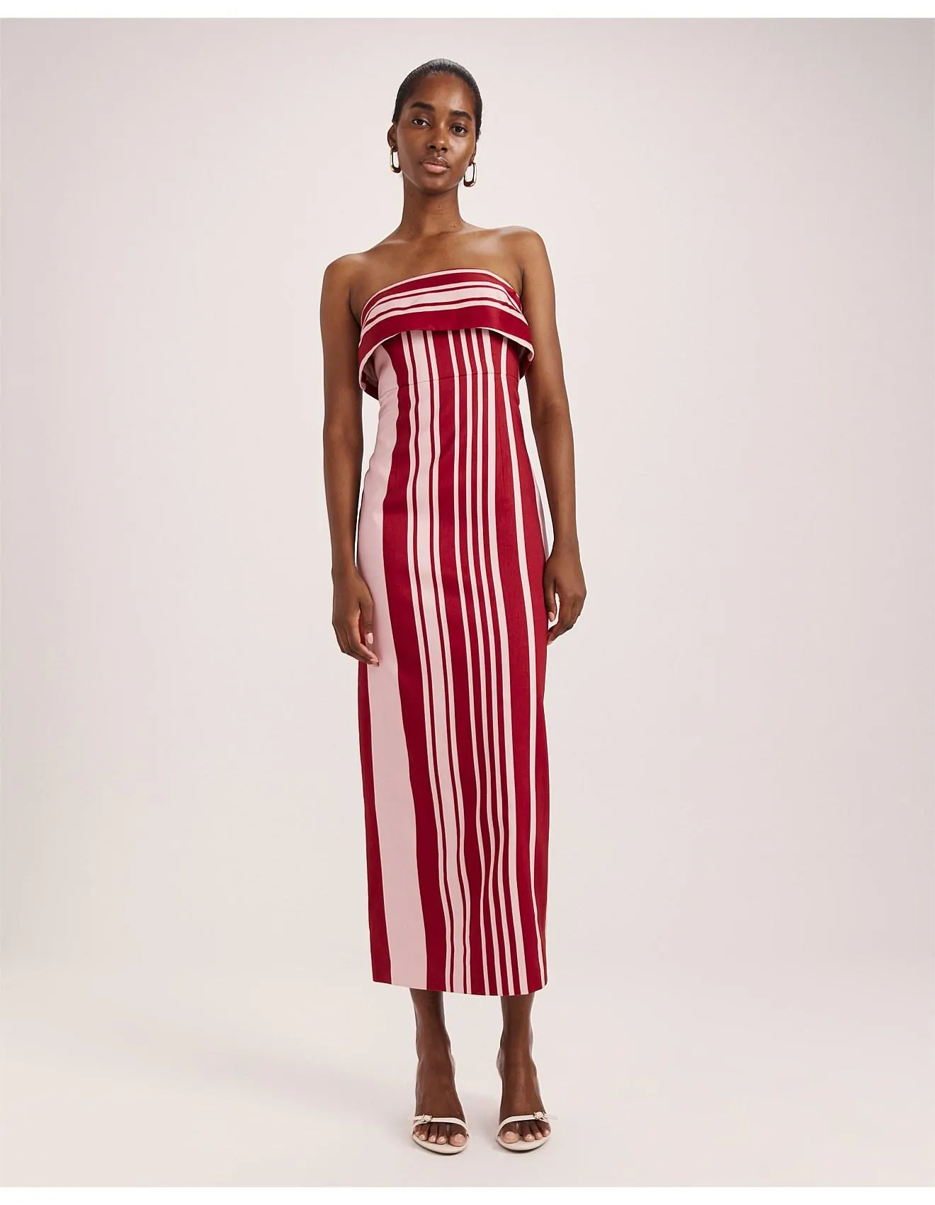 LA BELLE STRIPE COLUMN DRESS