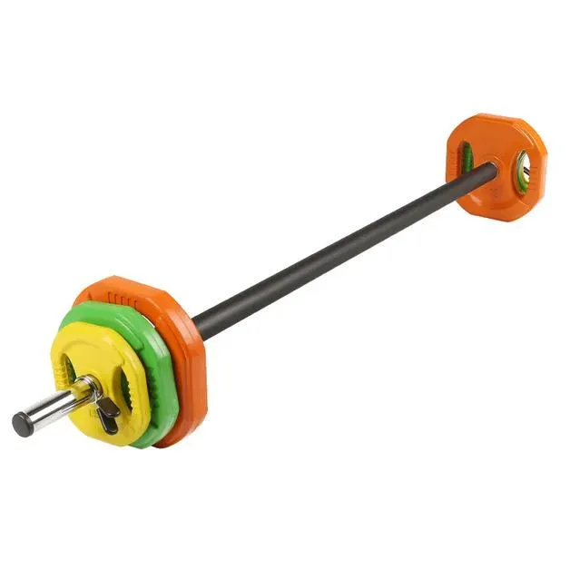 Ape Style Adjustable Pump Barbell Set - Multi Color 20kg