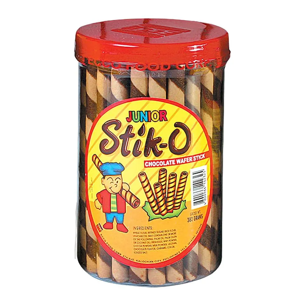 Junior Stik-O Wafer Stick Chocolate 380g