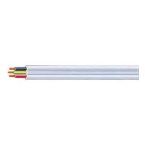 Cable 6mm 2c + Earth Flat TPS White Sheath