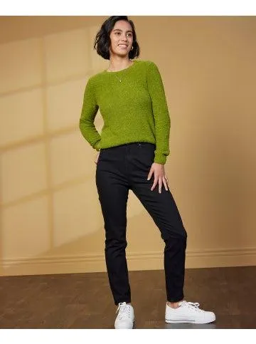 Women's Mom Jean in Black