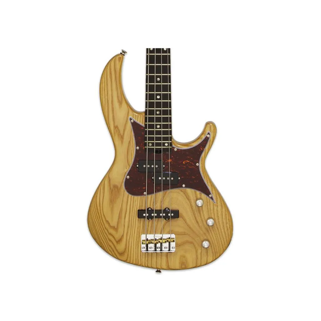 ARIA 313 MK2 DETROIT - OPEN PORE ASH NATURAL 4 STRING BASS - HOT ROD COLLECTION