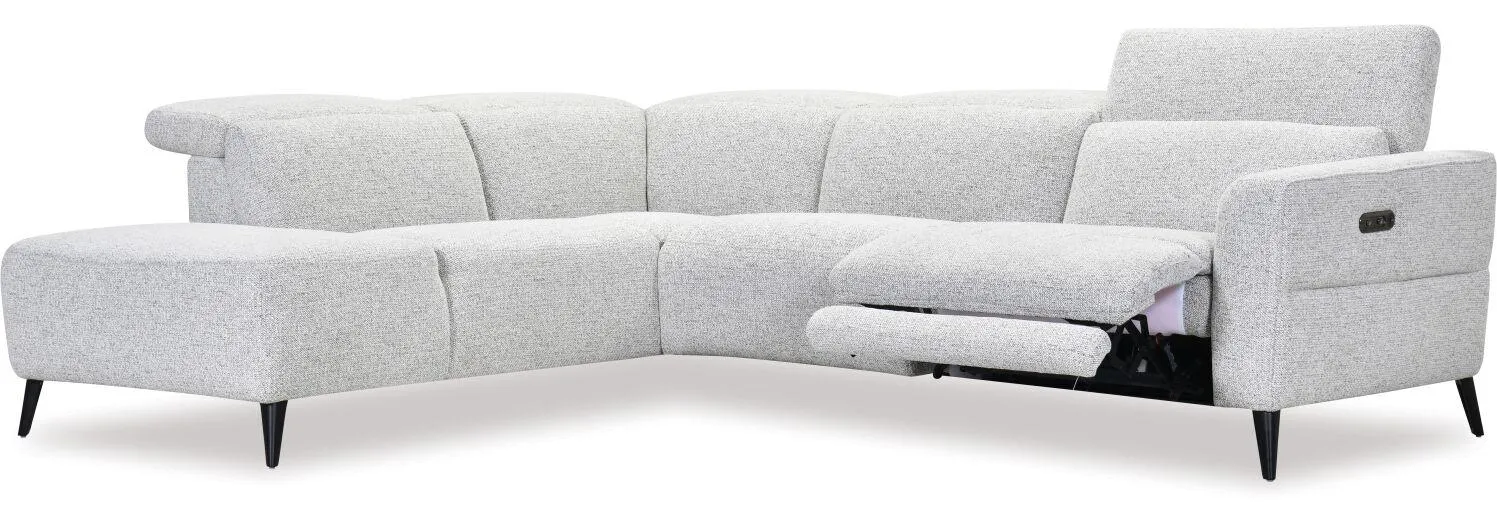 Nina 3 Seater Chaise Recliner Lounge Suite LHF