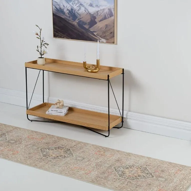 Living & Co Printed Runner Beige 80cm x 300cm