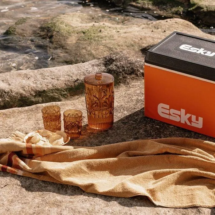 Esky 27L Orange Retro Hard Cooler