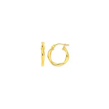 9ct, Twist Hoops