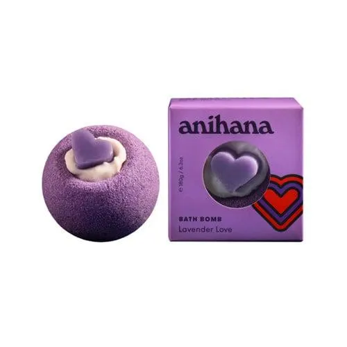 anihana Bath Bomb Lavender Love 180g