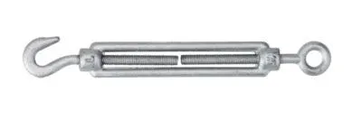 Turnbuckle 6mm Hook & Eye Galv