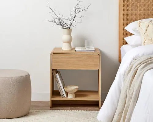 Owen Bedside Table - Natural