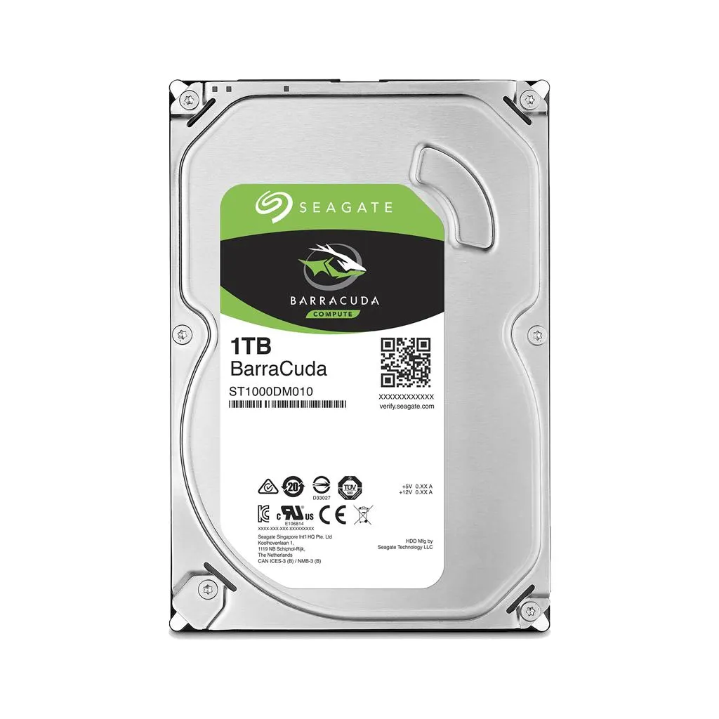 Seagate Barracuda 1TB 3.5" Hard Disk Drive