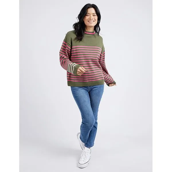 Penny Stripe Knit Clover