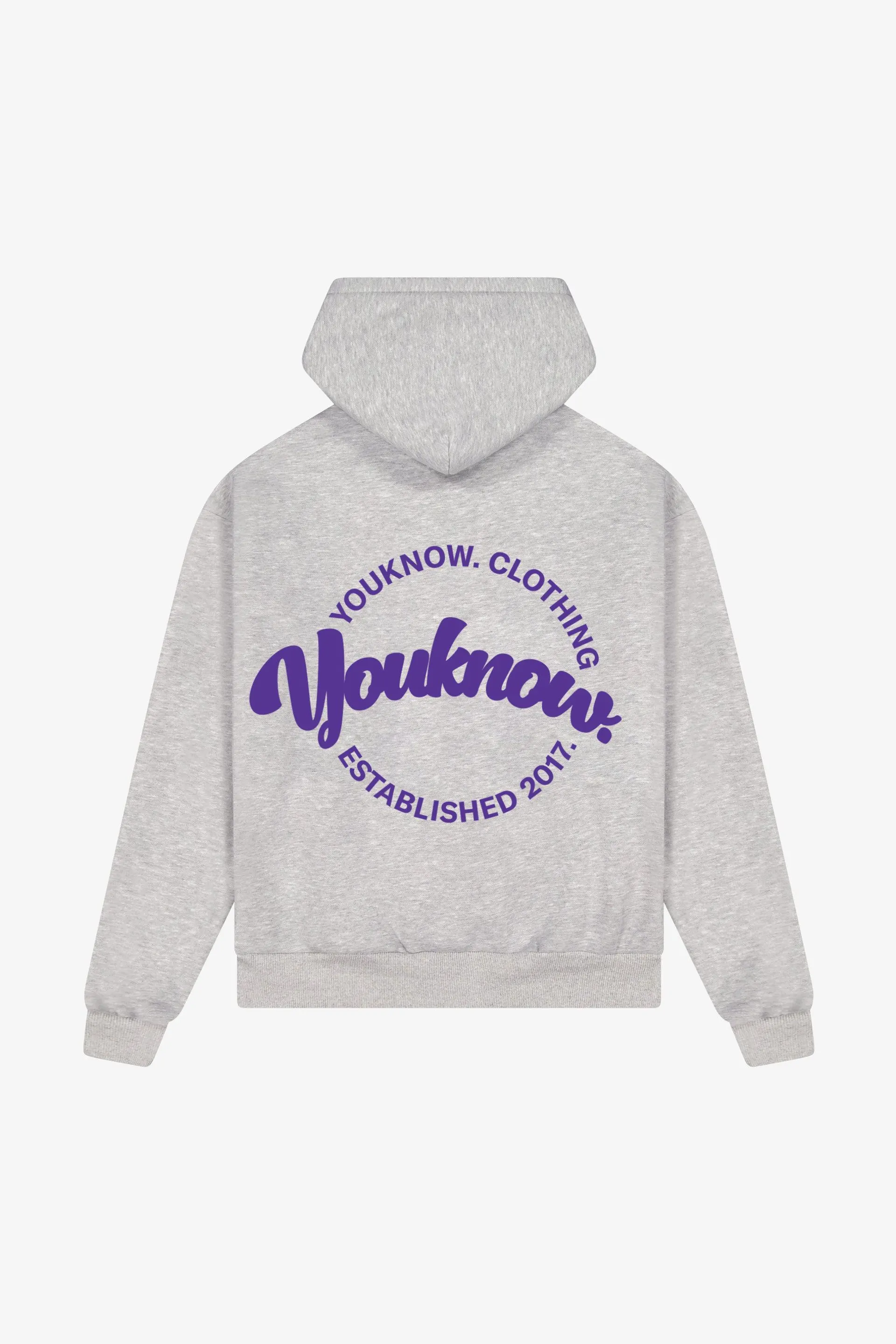 SPECKLED GREY | CIRCLE HOODIE