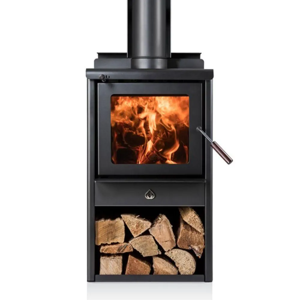 Woodsman Serene ULEB Wood Box and Flue Kit