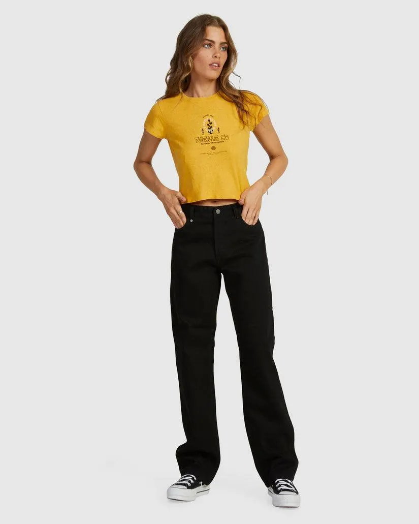 WOMENS RACHEL STRAIGHT DENIM JEANS