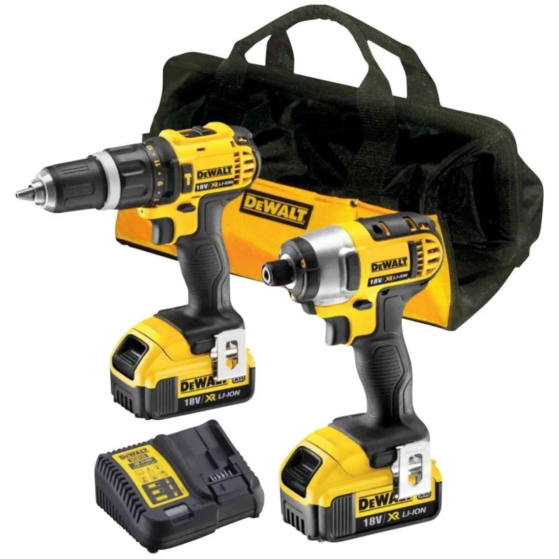 XR Hammer/Impact Driver Kit 18V 4.0Ah With Soft Bag
