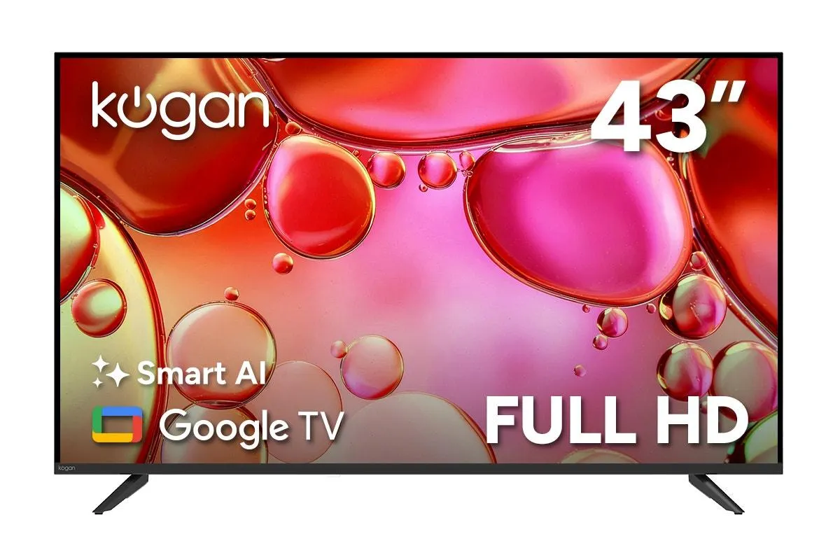 Kogan 43" LED Full HD Smart AI Google TV - F98V