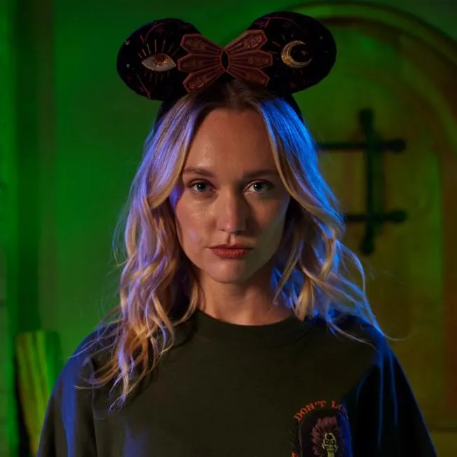 Disney Parks Hocus Pocus Minnie Mouse Ears Headband For Adults