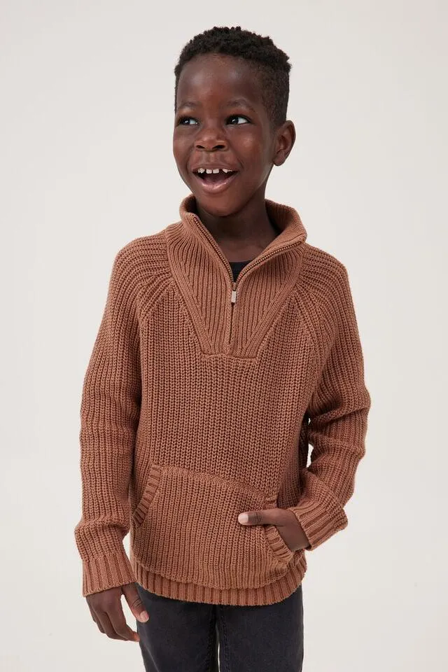 Blake Quarter Zip Knit