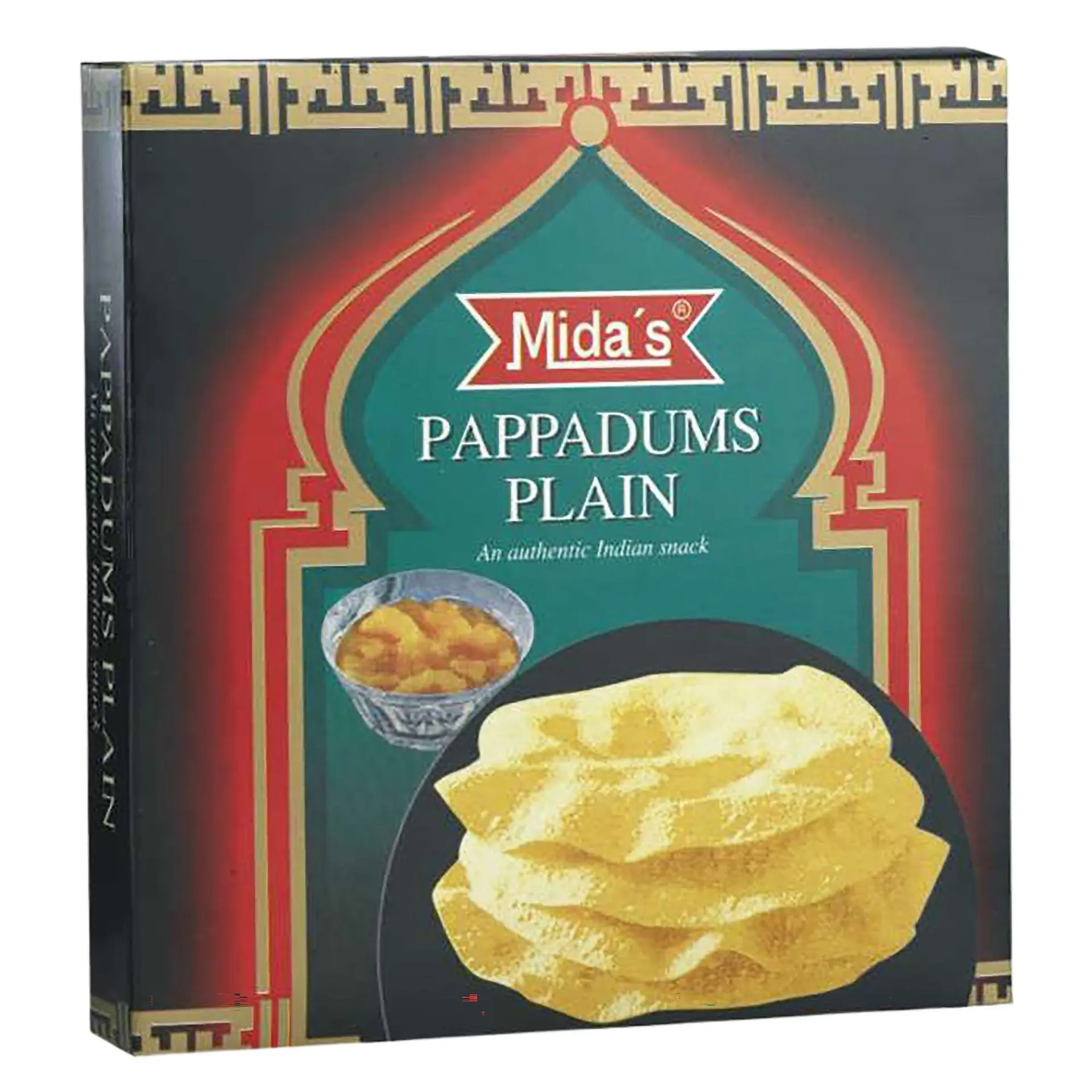 Midas Pappadums Plain 110g