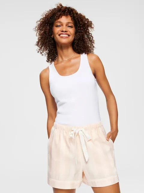 Nude Stripe Classic Mid Short