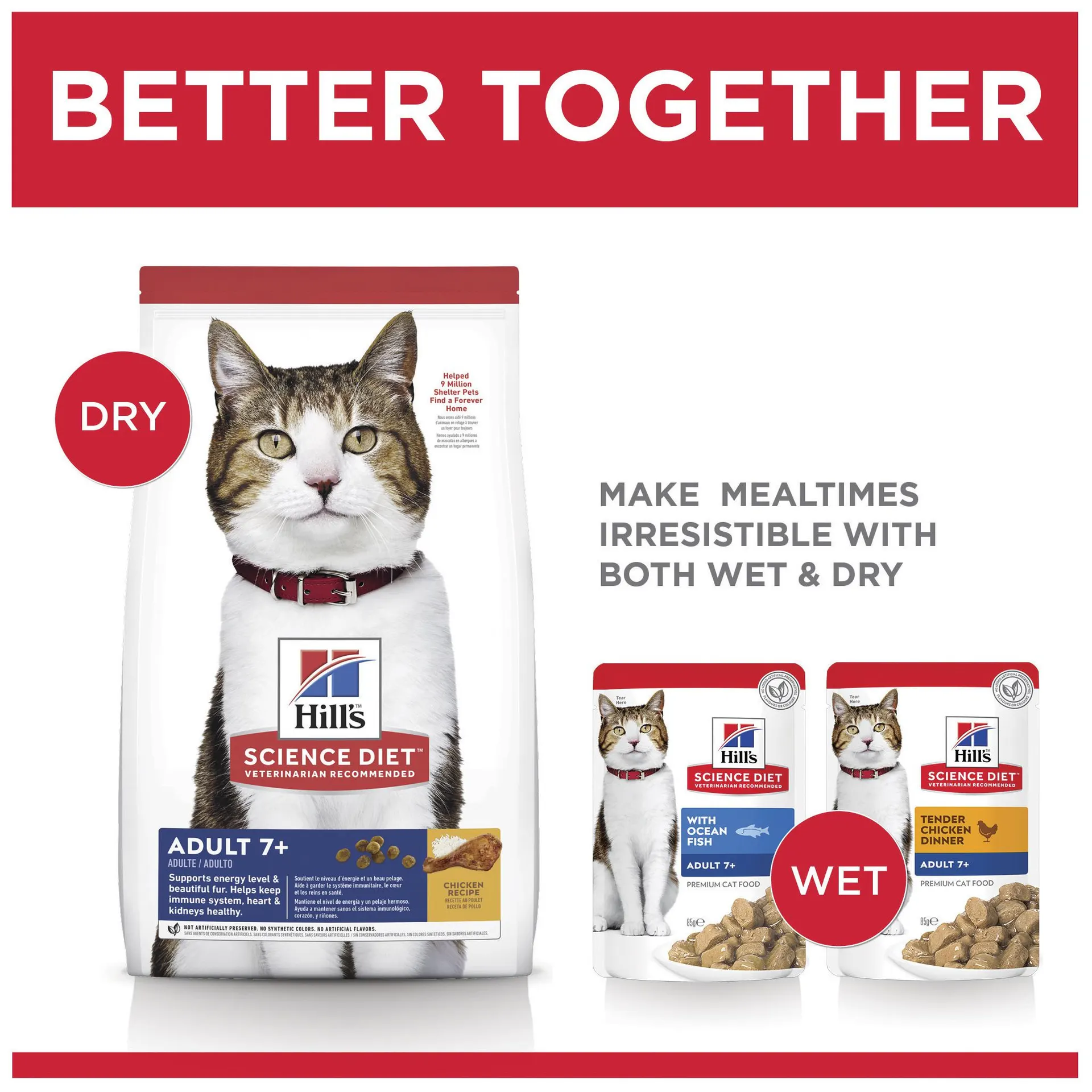 Hill's Science Diet Adult 7+ Active Longevity Dry Cat Food