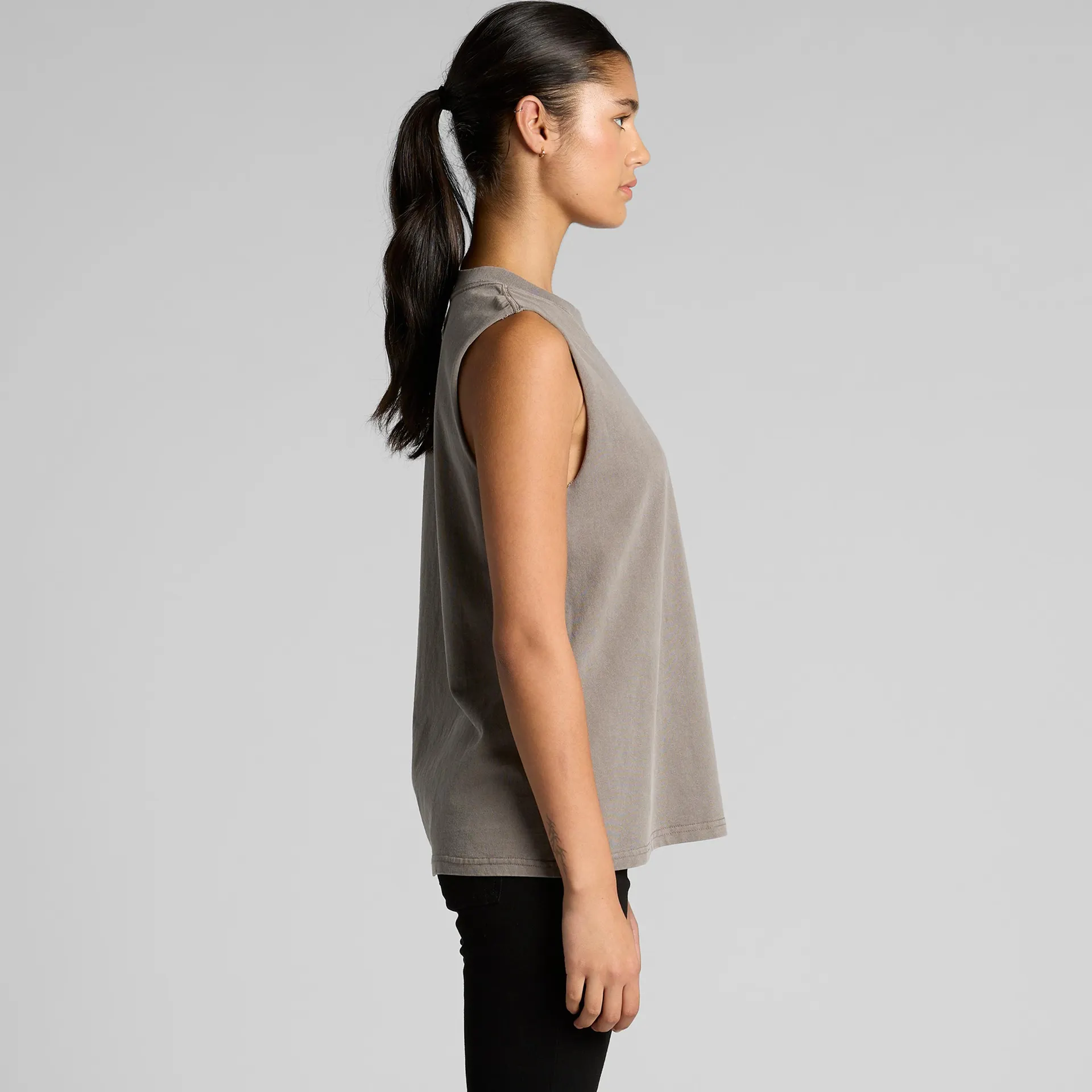 Wo's Heavy Faded Tank - 4084