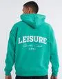 Leisure Sports Club Hoodie in Spring Green