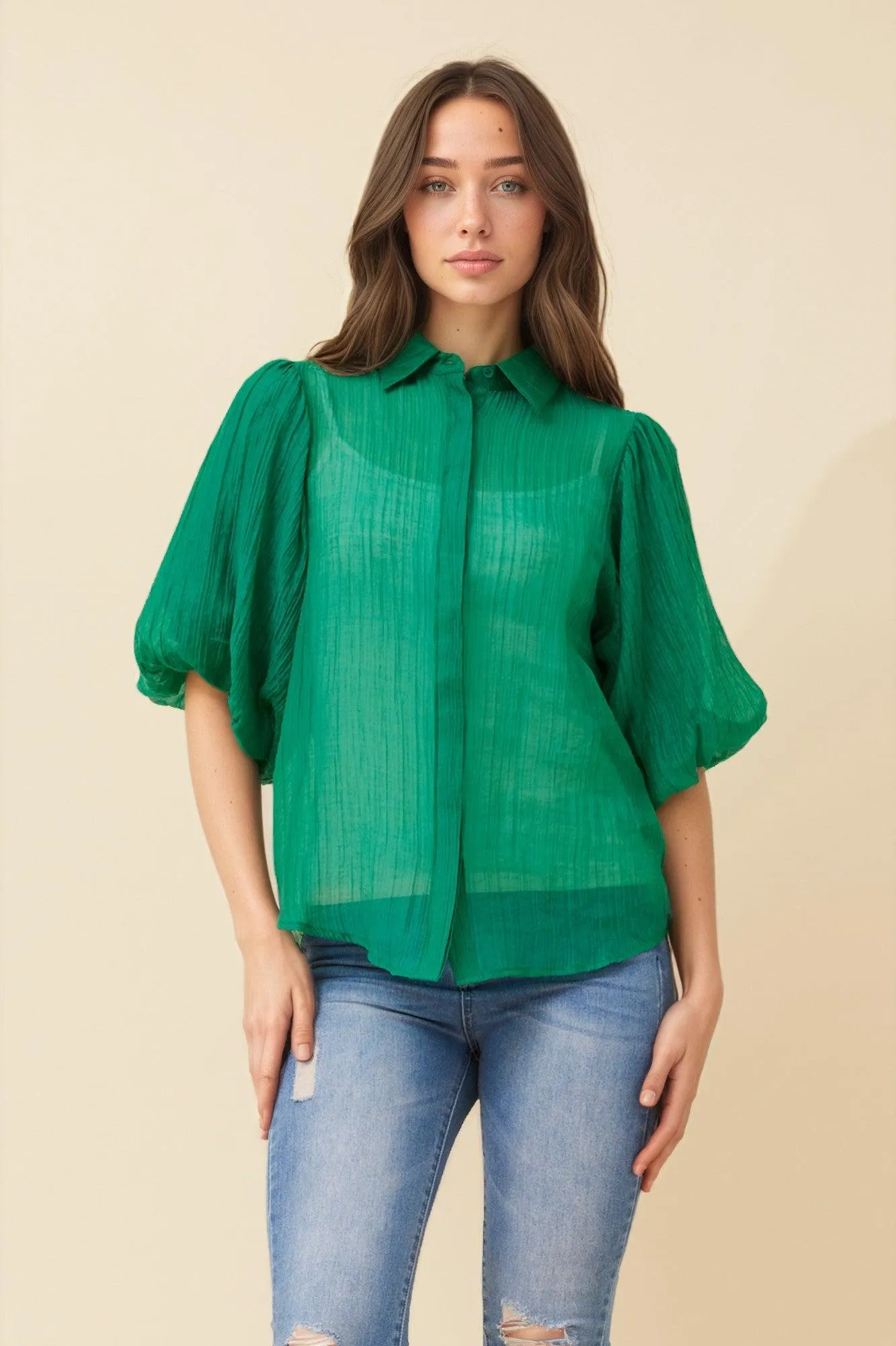 WILKIE PUFF SLEEVE SHIRT