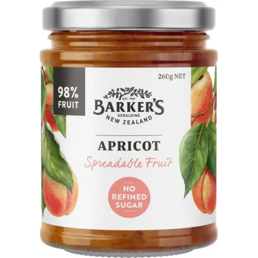 Barkers Spreadable Fruit Apricot