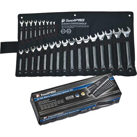 ToolPRO Spanner Set Combination Metric 25 Piece