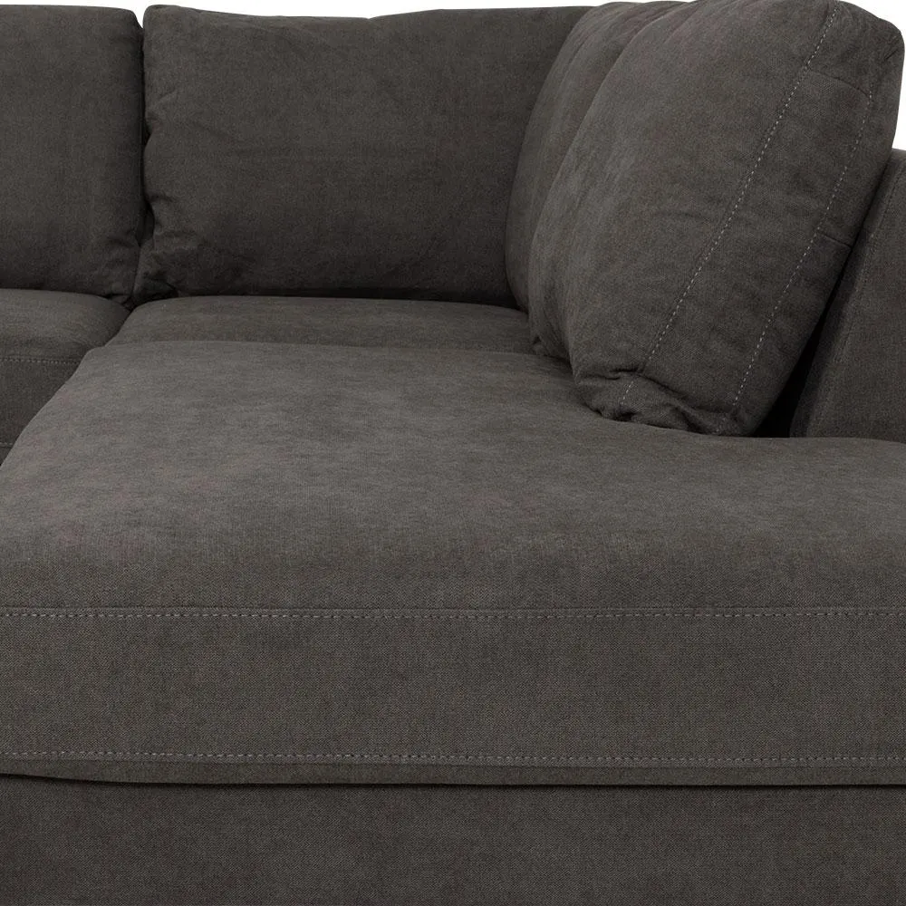 Chester Chaise Sofa, Dark Grey