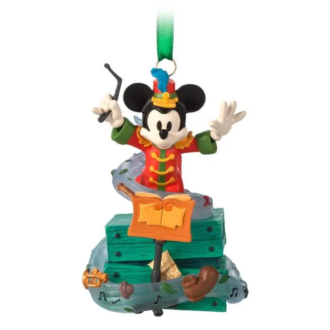 Mickey Mouse Musical Living Magic Sketchbook Ornament, The Band Concert - Disney100 Special Moments