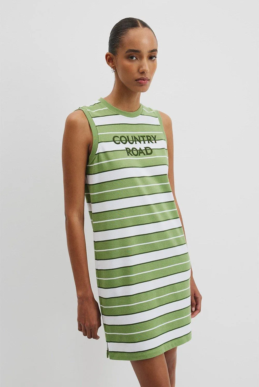 Australian Cotton Stripe CR Dress