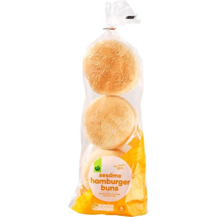 Woolworths Burger Buns Sesame