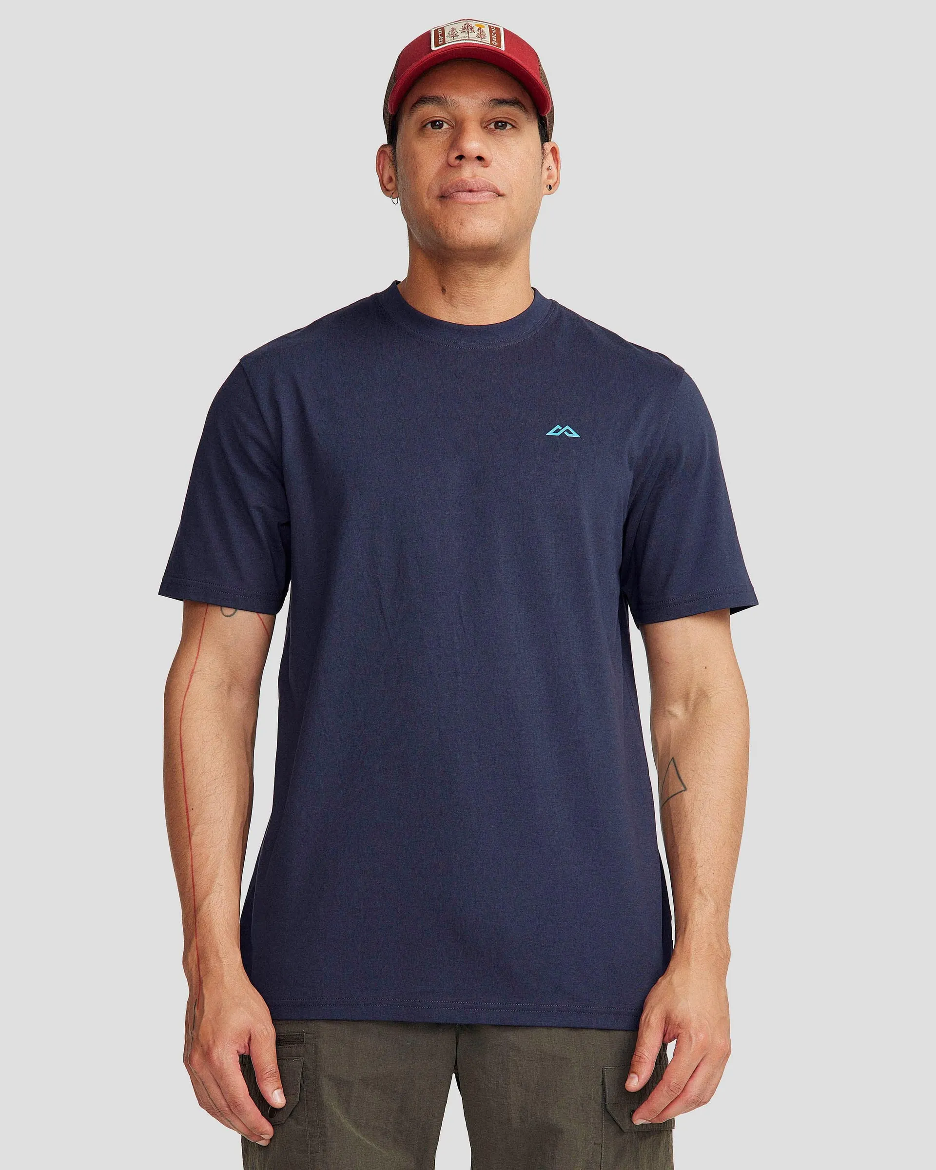 Men's NZ Heritage Organic Cotton T-shirt - Pure Navy