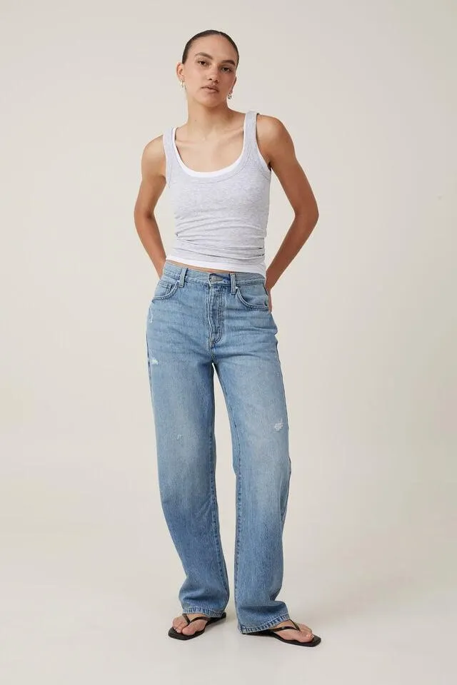 Lyocell Straight Jean