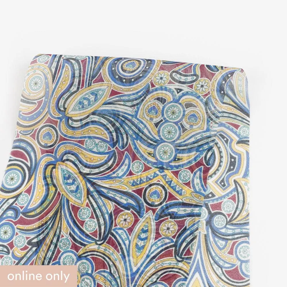 Liberty Regent Chiffon - Peach Nouveau / B