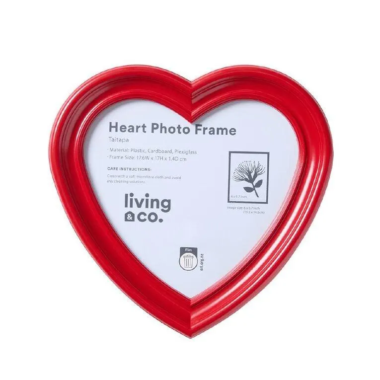 Living & Co Heart Photo Frame