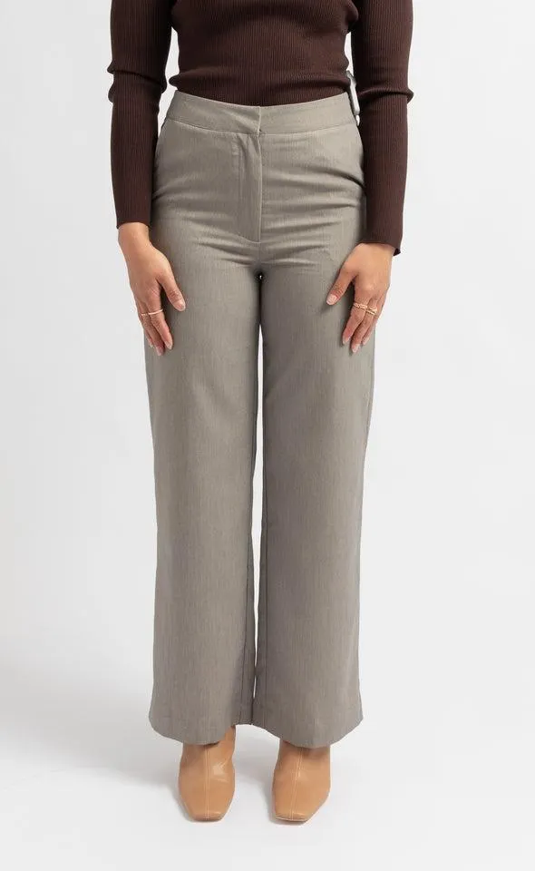 Straight Leg Tailored Pants